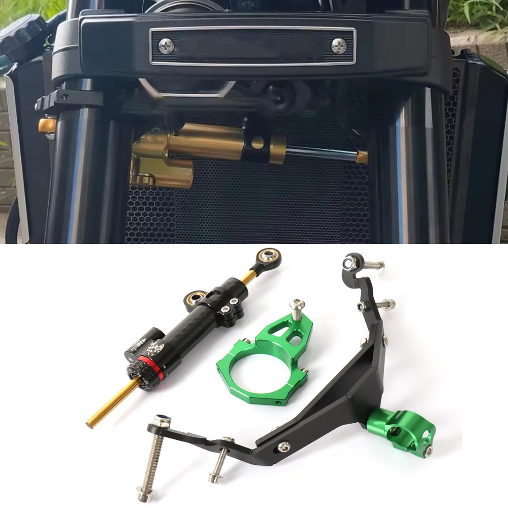 Steering Damper Stabilizer Kit Cnc - Kawasaki Z900RS z900rs Z 900 RS