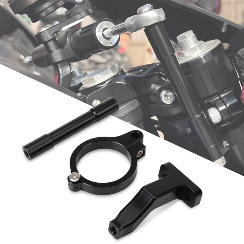 Steering Damper Stabilizer Kit Cnc - Motosiklet Aksesuarları CNC Ayarlanabilir Direksiyon Amortisör