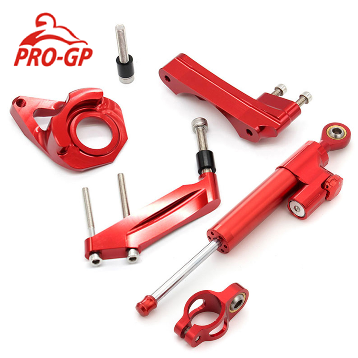 Suzuki için GSXR600 750 K4 200 - Steering Damper Stabilizer Kit Cnc incelemesi ve fiyatı