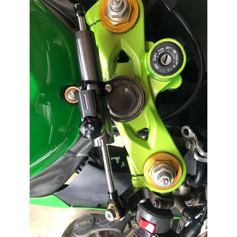 Kawasaki Ninja ZX-6R ZX636 ZX6 - Steering Damper Stabilizer Kit Cnc incelemesi ve fiyatı